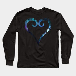 Heart KH grunge galaxy Long Sleeve T-Shirt